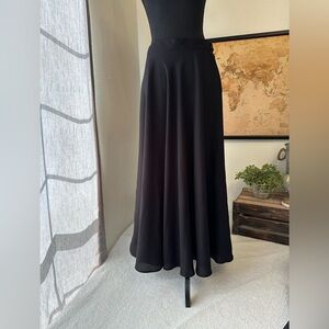 David N. black maxi skirt